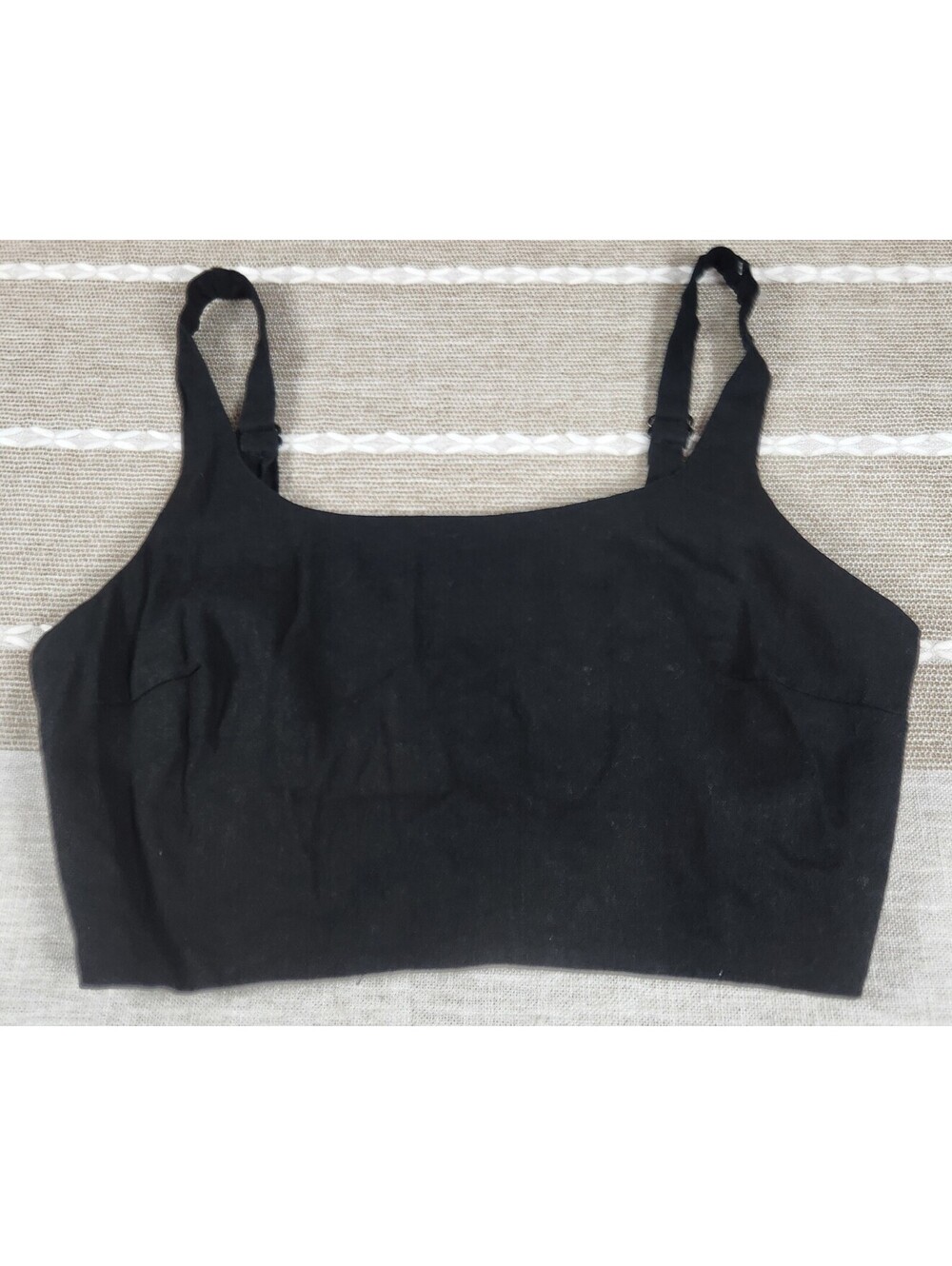 House Of Harlow Women's Black Bralette Bra Adjustable Straps Size M
